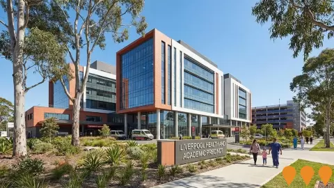 AI impression: Liverpool Health and Academic Precinct, Health & Medical