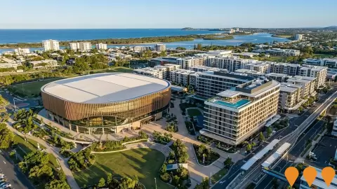 AI impression: Brisbane 2032 Olympics Horizon Centre, Tourism