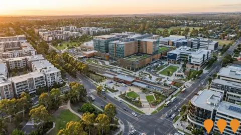 AI impression: Berwick Health and Education Precinct, Communities, Precincts & Urban Renewal