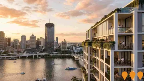 AI impression: Queen's Wharf Brisbane, Tourism