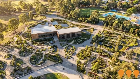 AI impression: Larni Garingilang Central Hub, Bendigo Botanic Gardens, Arts & Culture