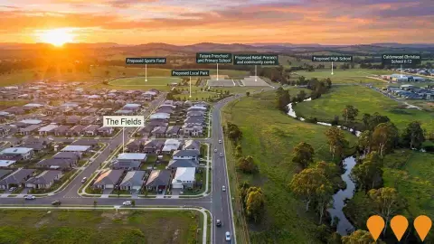 AI impression: Calderwood Valley, Precincts & Urban Renewal