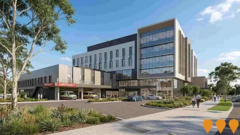 AI impression: Fairfield Hospital Redevelopment, Social Infrastructure
