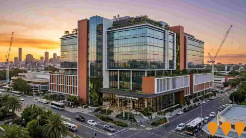 AI impression: Queensland Cancer Centre, Social Infrastructure