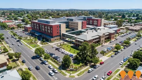 AI impression: Bathurst Hospital Redevelopment, Social Infrastructure