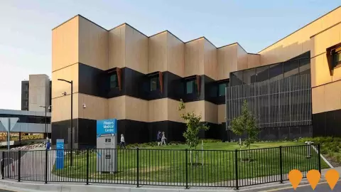 AI impression: Flinders Medical Centre Southern Redevelopment Stage 1 (Acute Services Building), Social Infrastructure