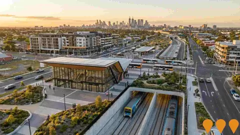 AI impression: Suburban Rail Loop West, Transport & Logistics