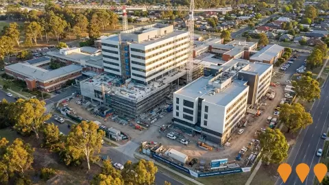 AI impression: Albury Wodonga Regional Hospital Redevelopment, Health & Medical