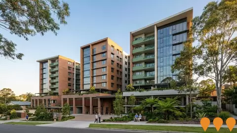 AI impression: TriCare Taringa Aged Care and Retirement Living Development, Health & Medical