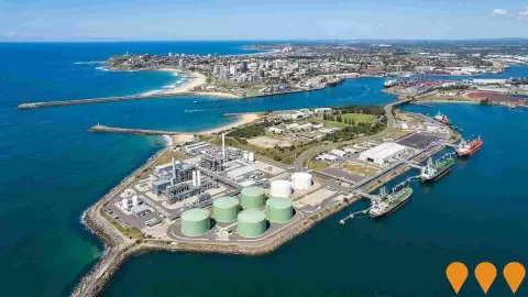 AI impression: Port of Newcastle Clean Energy Precinct, Energy