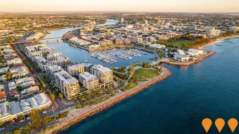 AI impression: Future of Fremantle Waterfront, Communities, Precincts & Urban Renewal