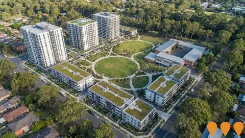 AI impression: Midtown MacPark (Ivanhoe Estate Redevelopment), Communities, Precincts & Urban Renewal