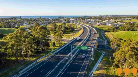 AI impression: Milton Ulladulla Bypass, Transport & Logistics