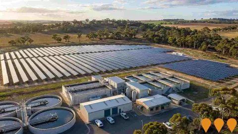AI impression: Happy Valley Solar Farm & Water Treatment Plant Complex, Energy