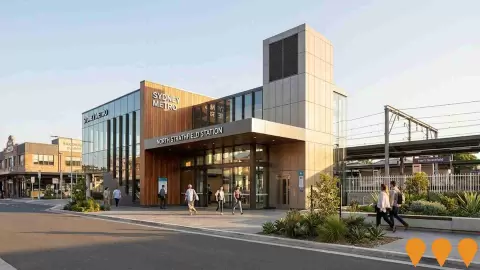 AI impression: North Strathfield Metro Station, Transport & Logistics