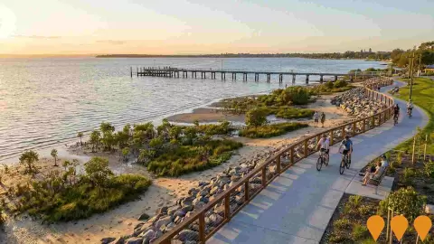 AI impression: Bramble Bay Foreshore Restoration Project, Environmental & Disaster Management
