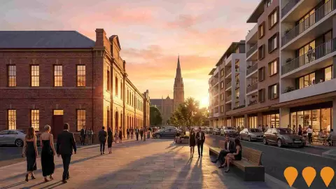 AI impression: East End Newcastle, Communities, Precincts & Urban Renewal