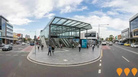 AI impression: Sydney Metro West - Burwood North Station, Transport & Logistics