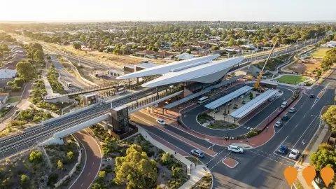 AI impression: Byford Rail Extension and Armadale Station Redevelopment, Transport & Logistics