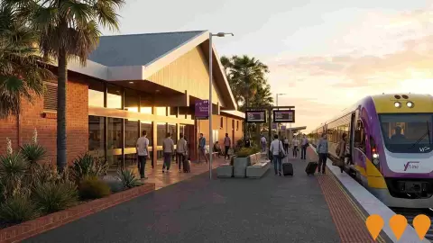 AI impression: Mildura Passenger Rail Return, Transport & Logistics