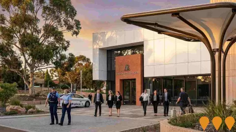 AI impression: Armadale Courthouse and Police Complex, National Security