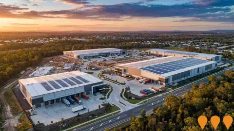 AI impression: Crestmead Logistics Estate, Business Parks & Technology Hubs
