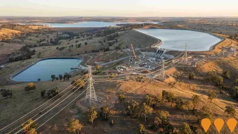 AI impression: Phoenix Pumped Hydro Project, Energy