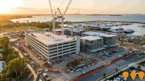 AI impression: Weinam Creek Priority Development Area, Communities, Precincts & Urban Renewal