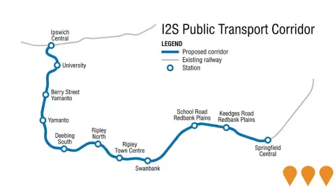 AI impression: Ipswich to Springfield Central Public Transport Corridor (I2S), Transport & Logistics