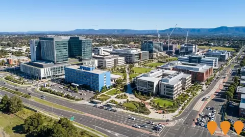 AI impression: The Quarter - Penrith Health and Education Precinct, Commercial & Industrial