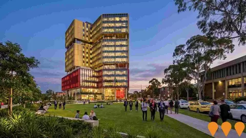AI impression: Western Sydney University Bankstown City Campus, Education & Training