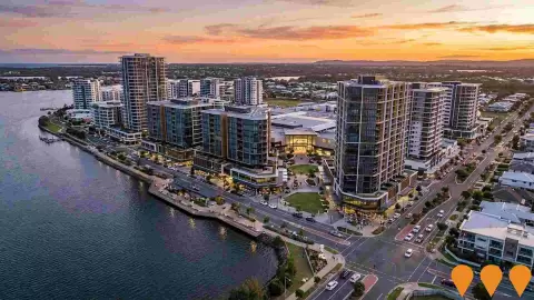 AI impression: Birtinya Town Centre, Communities, Precincts & Urban Renewal