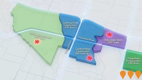 AI impression: Officer South Employment Precinct, Communities, Precincts & Urban Renewal