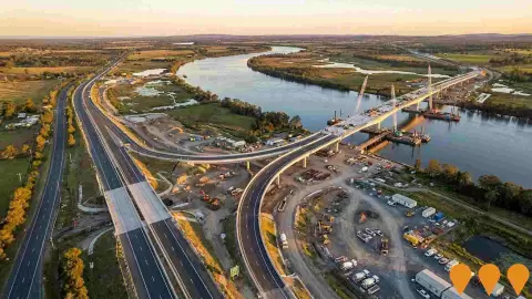AI impression: M1 Pacific Motorway Extension to Raymond Terrace, Transport & Logistics