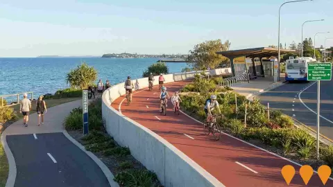 AI impression: Redcliffe Peninsula Cycleway Network, Sports & Recreation