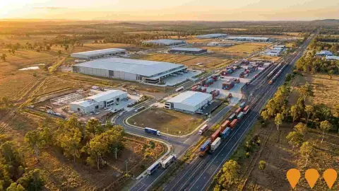 AI impression: Bromelton State Development Area, Transport & Logistics
