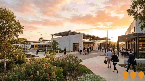 AI impression: Eglinton District Centre, Communities, Precincts & Urban Renewal
