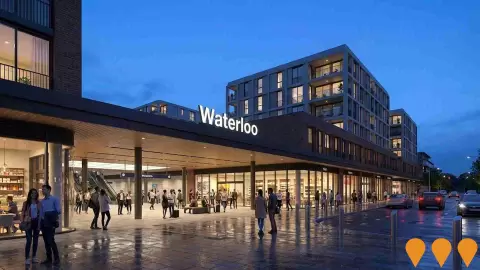 AI impression: Waterloo Metro Quarter (Waterloo Collective), Communities, Precincts & Urban Renewal