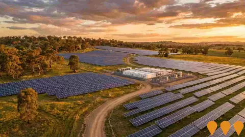 AI impression: Stubbo Solar Farm, Energy
