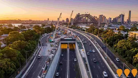 AI impression: Western Harbour Tunnel, Transport & Logistics
