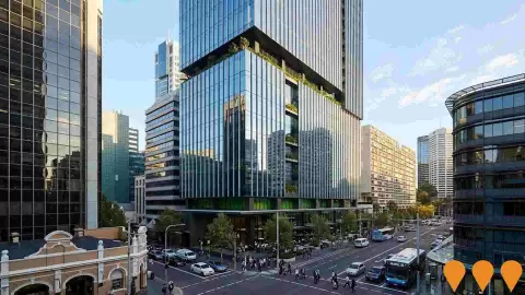 AI impression: Victoria Cross Station and Tower, Communities, Precincts & Urban Renewal