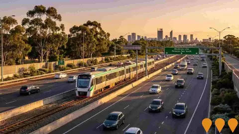 AI impression: Mandurah Line, Transport & Logistics