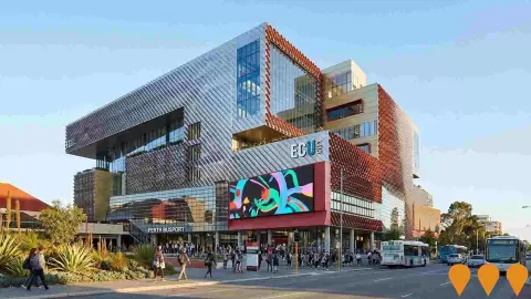 AI impression: ECU City Campus, Education & Training
