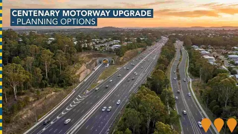 AI impression: Centenary Motorway Upgrade Planning, Transport & Logistics