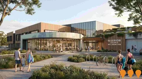 AI impression: Reservoir Leisure Centre Redevelopment, Sports & Recreation