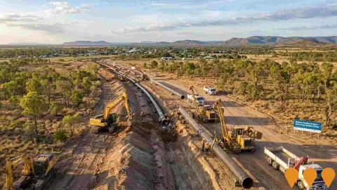 AI impression: Bowen Pipeline Project, Environmental & Disaster Management