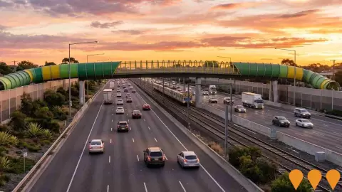 AI impression: EastLink Freeway Noble Park Section, Transport & Logistics