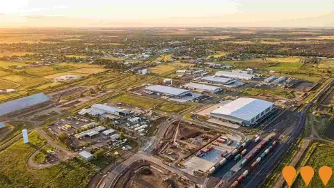 AI impression: Moree Special Activation Precinct, Business Parks & Technology Hubs