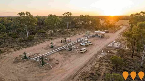AI impression: Australia Pacific LNG Upstream Phase 1 (Spring Gully), Energy