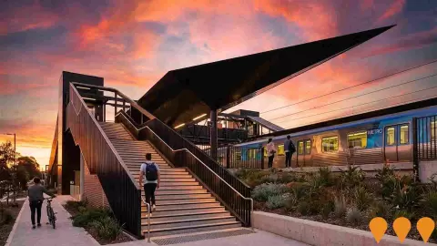 AI impression: Cranbourne East Railway Station, Transport & Logistics